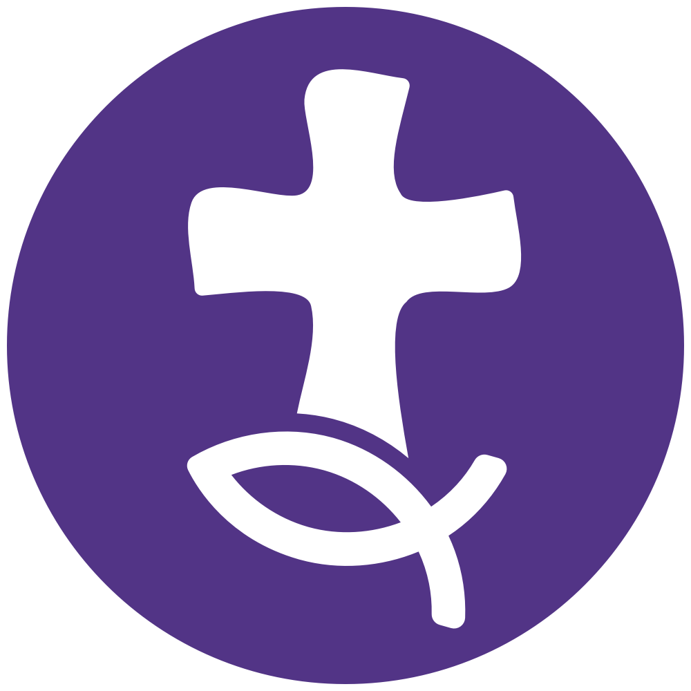 Symbol Kreuz auf Fisch