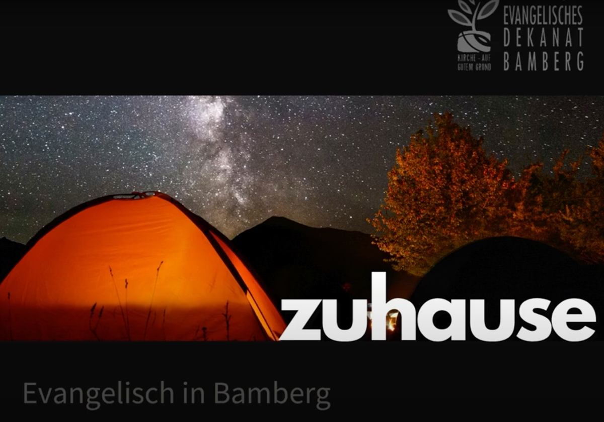 Zelt am Abend